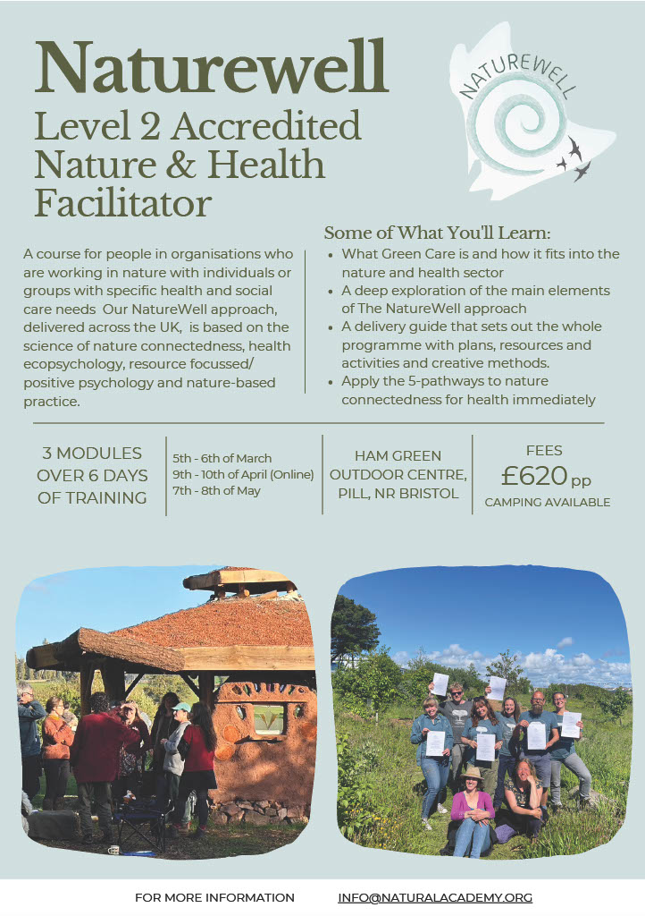 Natural Academy: NatureWell: Nature & Health Facilitator Training, North Somerset